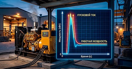 Пусковые токи: что это такое и зачем их учитывать при покупке дизельного генератора