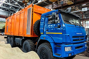 Дизельный генератор на 640 кВт на базе КАМАЗ;